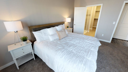 bedroom, shadow crest townhomes in fargo