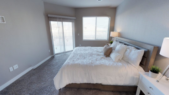 bedroom, shadow crest townhomes in fargo