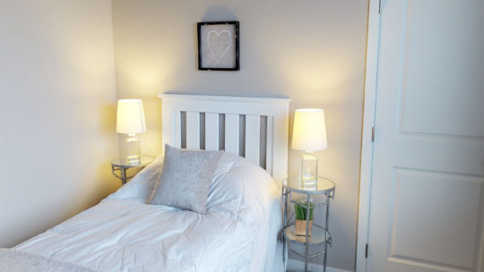 bedroom, shadow crest townhomes in fargo