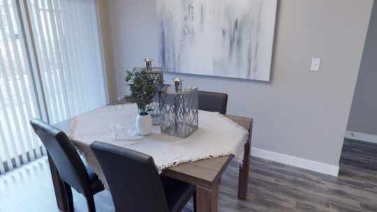 dining area, shadow crest townhomes in fargo