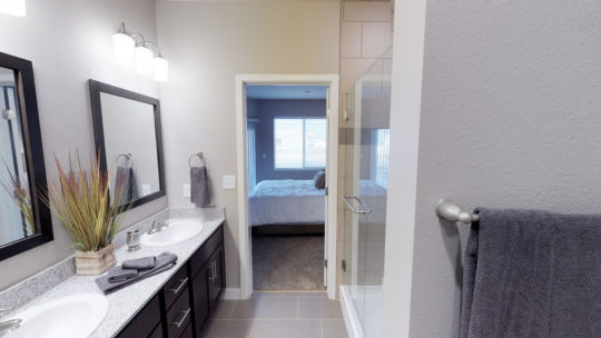 bathroom, shadow crest townhomes in fargo