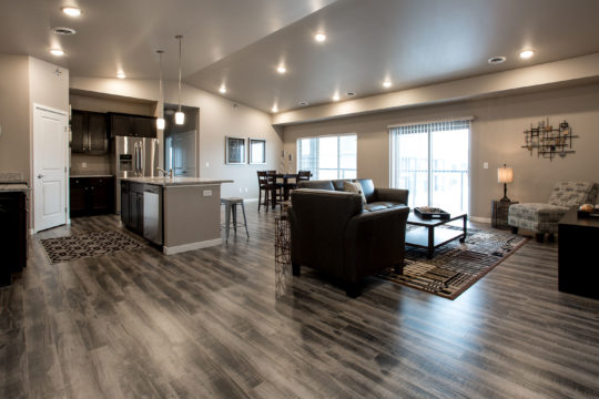 living area, shadow crest townhomes in fargo