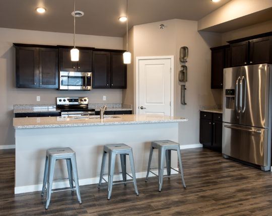 kitchen, shadow crest townhomes in fargo