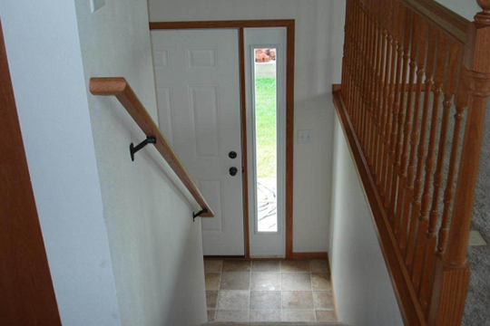 stairway to entrance