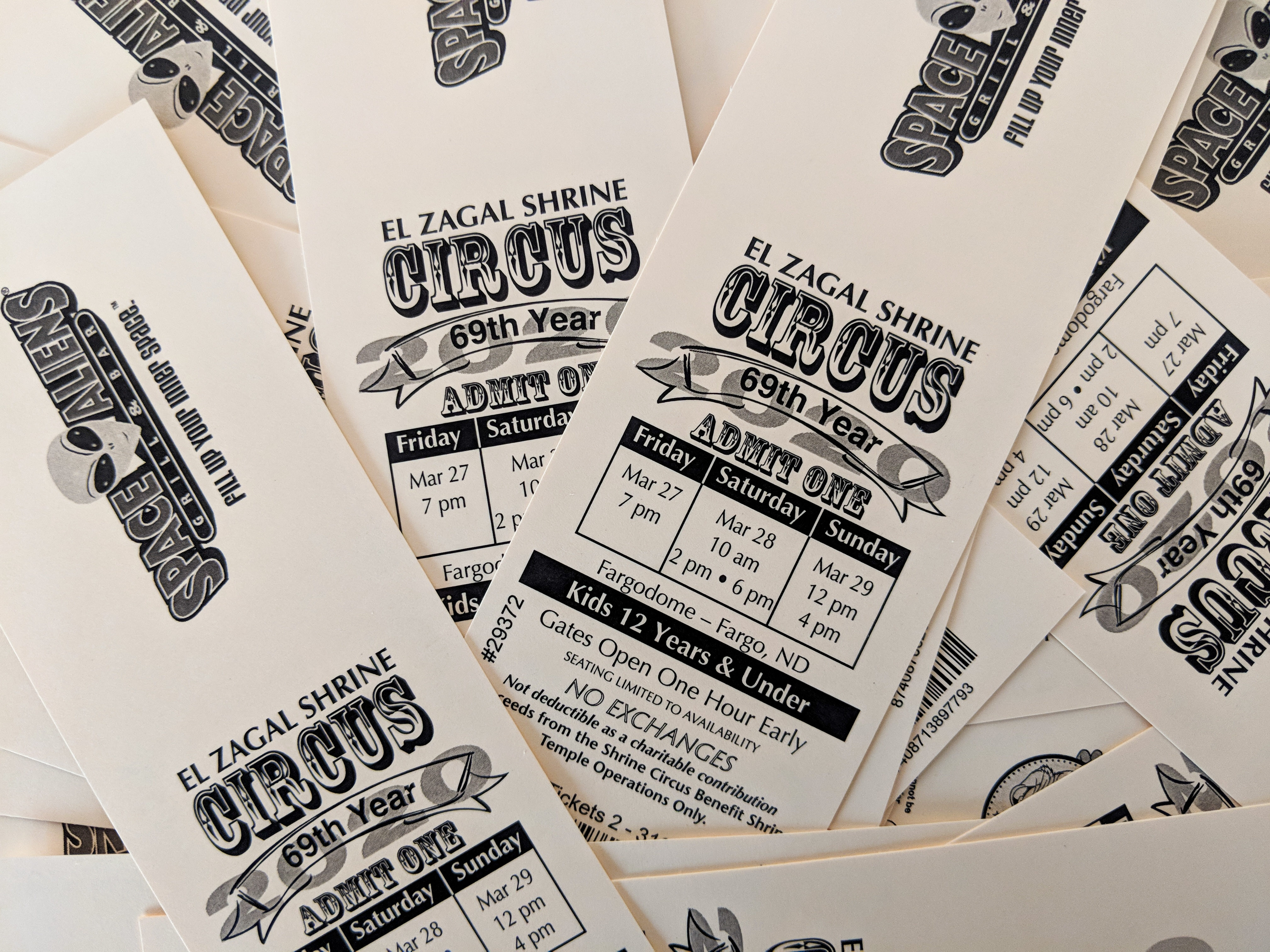 circus tickets