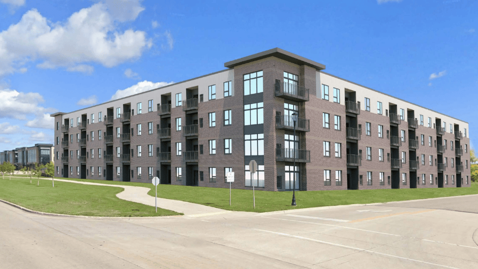 West Haven rendering of apartment building